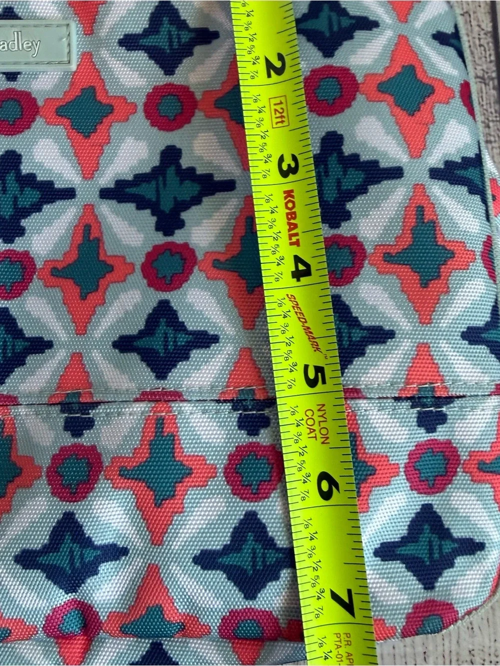 VERA BRADLEY Geometric Travel Cosmetic Organizer Bag